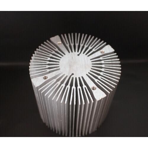 Aluminium 90*80mm Round Shape Heatsink for 100W High Power LED Bead Surface inner 4 Holes