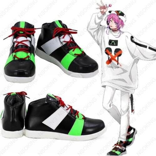 New Division Rap Battle RAMUDA AMEMURA Cosplay Boots Anime Shoes Custom Made