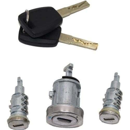 Car Accessories New Styling Lgnition Lock Set Key For Fiat Car Milling Lock Original Car Modified Car Door Cylinder