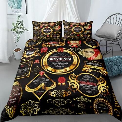Bages Modern Duvet Cover Set King Queen Double Full Twin Single Size Bed Linen Set