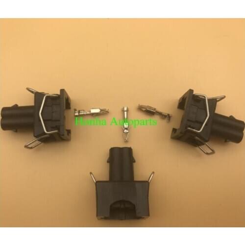 Free shipping TYCO 2 Pin Female EV1 Fuel Injector Nozzle Waterproof Connector Plug Socket Housing for VAG 829441-1 037 906 240