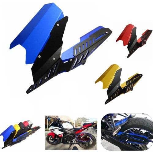 For Yamaha YZF R3 R25 MT03 MT25 2013-2018 Brand New CNC Aluminum Motorcycle Rear Fender Mudguard & Chain Guard Cover Kit