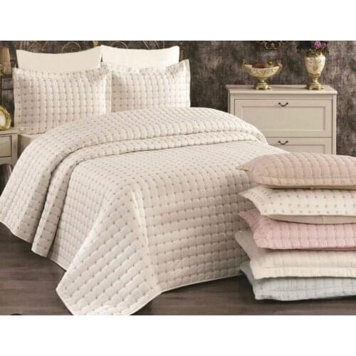 Home textile quilted stylish and beautifully designed duvet cover pillowcase bed double bedspread and set king queen embroider