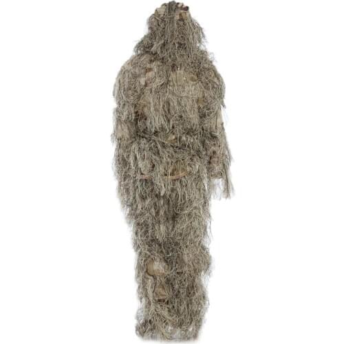 Ghillie Suit CS Camouflage Suits Set 3D Bionic Leaf Hunting Disguise Uniform Sniper Jungle Military Train Hunting Clothes