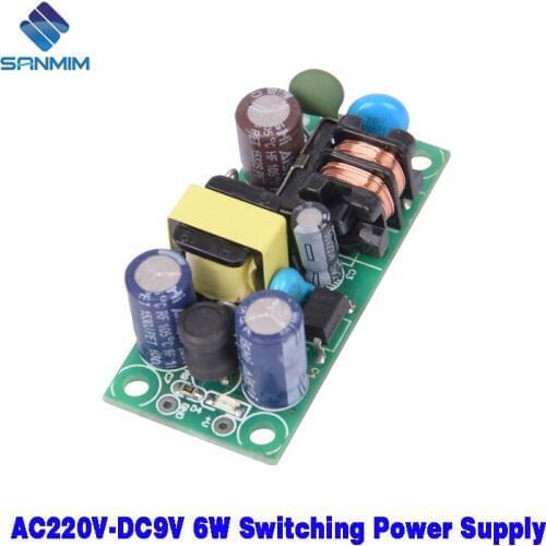 SANMIN 6w Isolated switching power supply AC220V to DC9V 0.6A Power supply module 220V to 9V board PLG06A9V X7756