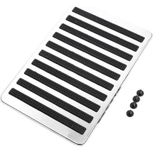 Mat Plate Foot Carpet Pedal Non-slip 23.5X16cm Steel Waterproof Driver