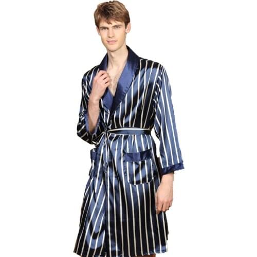 Мужские атласные халаты Menhisper China At AliExpress