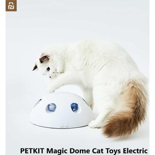 Mijia PETKIT Magic Dome Cat Toys Electric Intelligent Automatic Telescopic Cat Toy Feather Cat Toy Vocal Cat Toy Accessories
