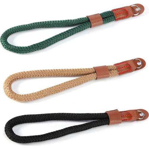 Hand Nylon Rope Camera Wrist Strap Wrist Band Lanyard for Leica Digital SLR Camera Round rope diameter about 12 mm/0.47 Camera