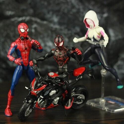 Spiderman Parallels Ultimate Spider-Man Articulated Hand-made Model Toy Decoration Doll