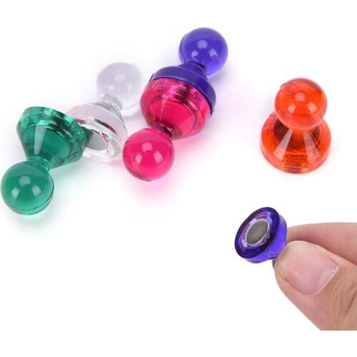 Random Strong Magnets Neodymium Magnetic Pin Thumbtacks Fridge Whiteboard Noticeboard Skittle DIY Home Decoration Wall