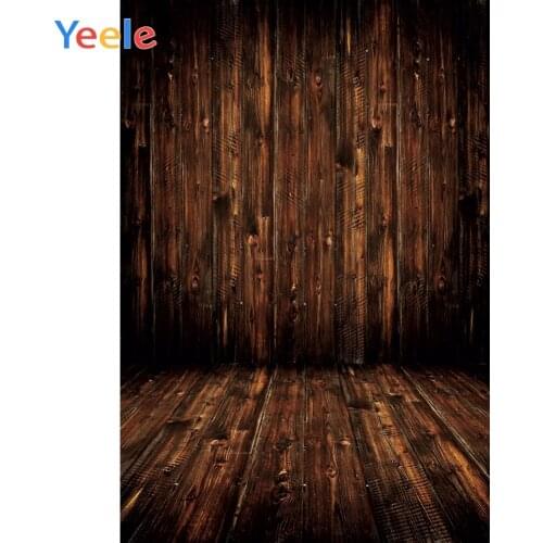 Yeele Dark Brown Wooden Planks Wall Floor Photographic Backgrounds Portrait Child Pet Photography Backdrops For The Photo Studio
