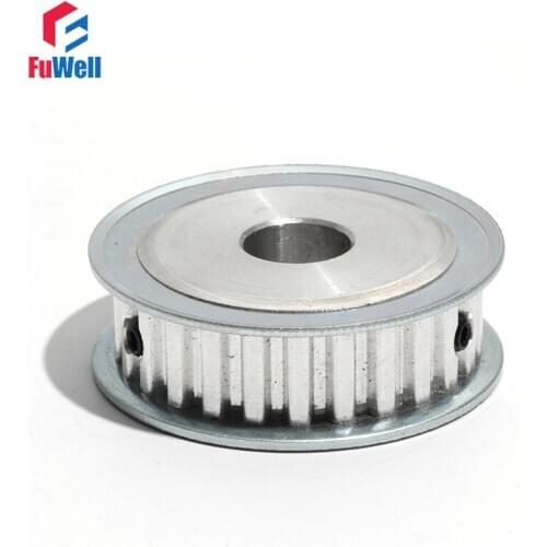 XL-32T Timing Pulley 16mm Width 20mm Inner Bore Toothed Belt Pulley Aluminum Alloy XL Type 32Teeth Gear Belt Pulley