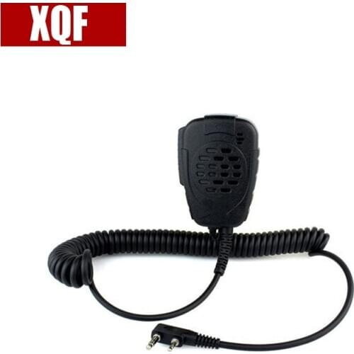 XQF 10PCS Mini Speaker Mic Waterproof Handheld Microphone for Kenwood TK3107 3207 BAOFENG UV-5R Walkie Talkie