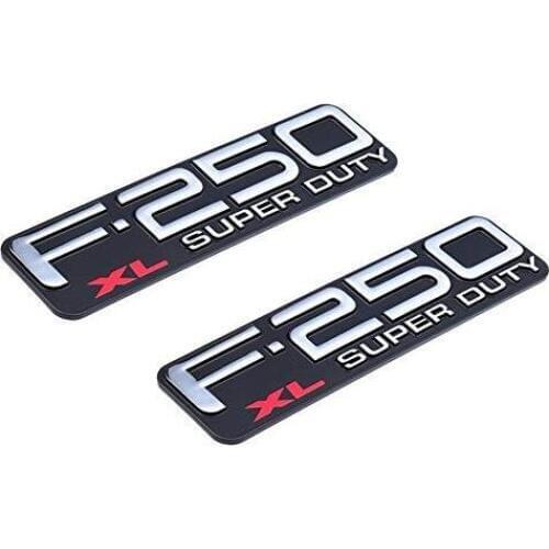1PC/LOT ABS F250 F-250 XL Super Duty Auto Emblems Badges