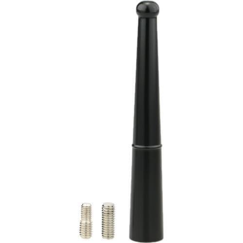 1PCS Universal 4" Car Antenna AM FM Roof Antenna Solid Aluminium Black for BMW Audi Benz