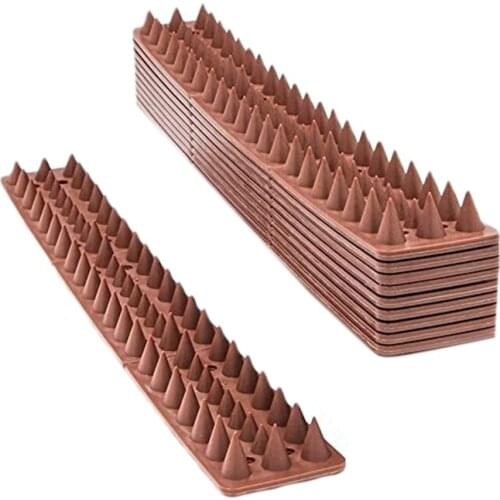 10Pcs 48.5Cm Plastic Bird And Pigeon Spikes Anti Bird For Get Rid Of Pigeons And Scare Birds Pest Control