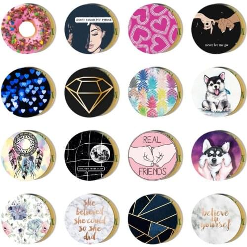 Car Phone Holder Sticker Metal Plate disk iron sheet for Magnet Mobile Phone Holder For Magnetic Car Phone Stand holders