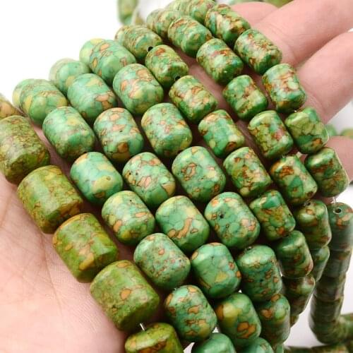 Natural Emperor Cylinder Stone Beads Loose Spacer Beads DIY / Handmade Bracelet Jewelry Making Accessories Needlework
