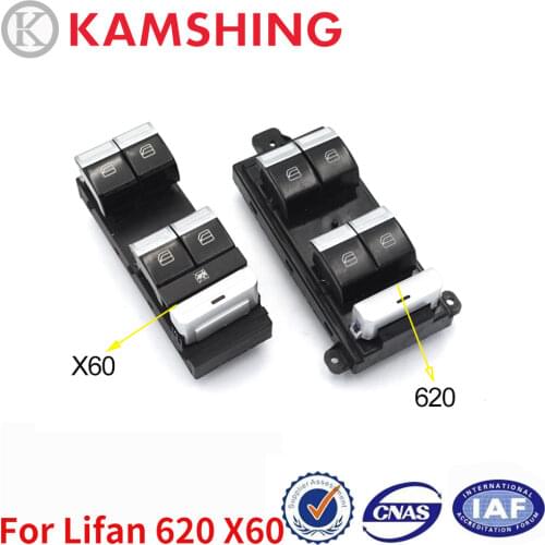 CAPQX For Lifan 620 X60 Electric Powr Window Lifting Master Switch Front Left Driver Side Window Glass Adjustment Control Button