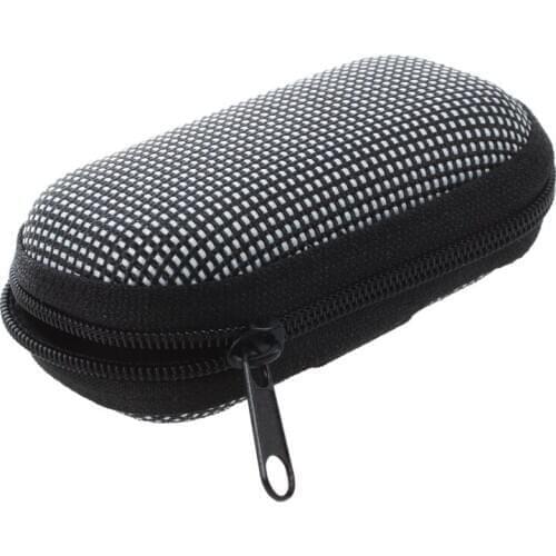 Black White Dotted Cover Case Holder for Folding Presbyopic Reading Glasses