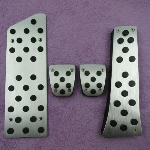 DEE Car Accessory Aluminum alloy non-slip For KIA K3 MT Accelerator Brake Clutch Footrest Pedal Pads Pedals Pad stickers styling