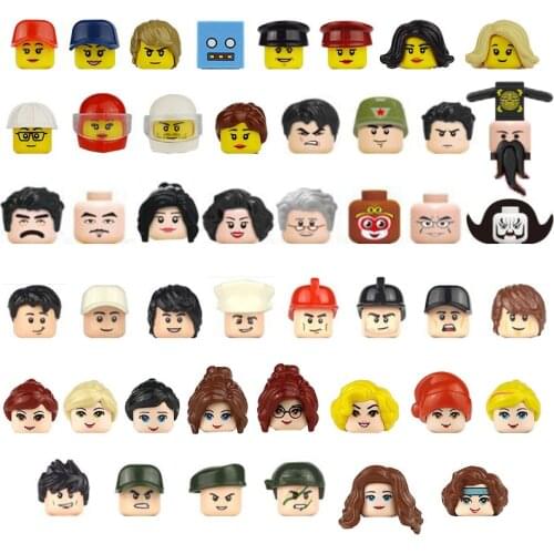 Cartoon Figures Building Blocks City Job Occupation Characters Police Teacher Engineer Star Girl Uniform Figurine Bricks DIY Toy