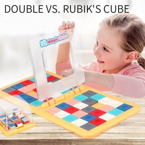 Puzzle Cube Board Game Education Parent-child Activity 3D Puzzle Cube Toy Speed Game Magic Cubes