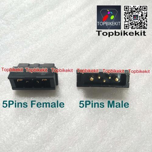 Hailong Power discharge connector 4pins or 5pins Male or Female/ power plug for Hailong 1 and Hailong 1-2 battery case Ebike