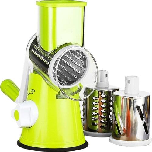 Multi-function vegetable cutter wholesale hand drum rotary grater tool for shredded cheese