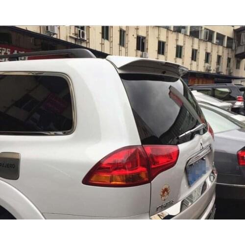Unpaninted Wing Spoiler For 2008-2014 Mitsubishi Pajero MONTERO Style B With Light Rear ABS Spoilers Trunk Lip 1PCS