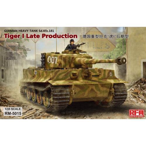 Rye Field Model RFM RM-5015 1/35 German Sd.Kfz.181 Tiger I Late Production - Scale model Kit