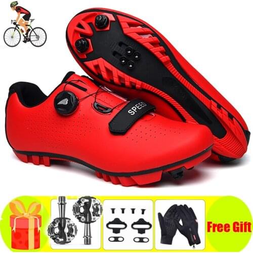 Professional Cycling Shoes Non-slip Wear Outdoor Athletic Bicycle SPD Pedals Cleats MTB Mountain Bike Lock Bicicleta Carretera