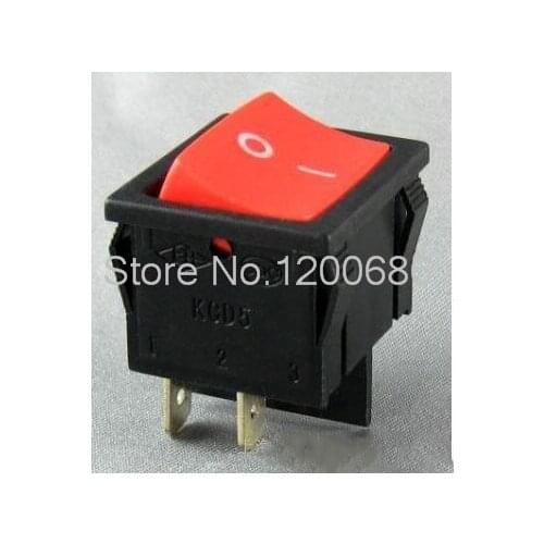 Ship switch KCD5 21N 4-pin power switch red