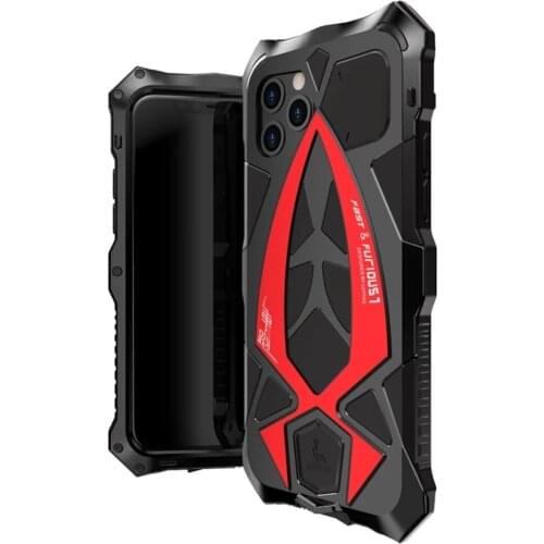 Heavy Duty Protection Doom Armor Case For iPhone 12 11 Pro Max mini XS Max XR X 7 8 Plus SE2 Armor Metal Shockproof Cover Case