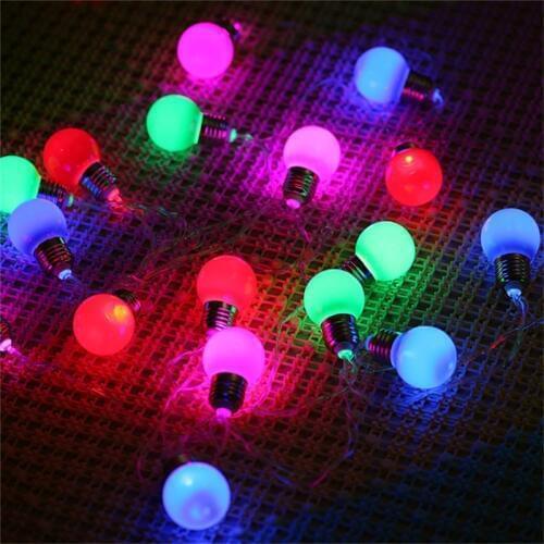 LED 3M 20 G45 Globe String Lights RGB and Warm White for Indoor Outdoor Ambience Decor Christmas Wedding Lights Battery Operated