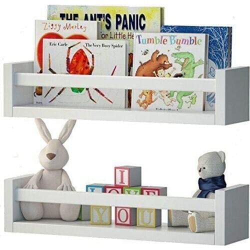Montessori Children Room Educational Bookcase 2 Li Wall Rack Set