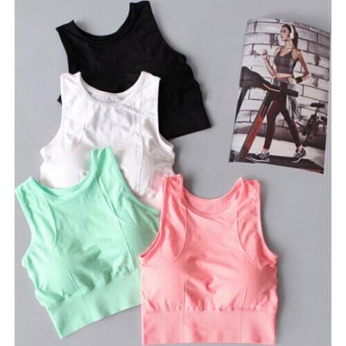 High-Strength Shockproof Outdoor Yoga Running Sports Underwear Ladies Sexy Beauty Back Wear no Steel Ring Mesh Vest Activewear