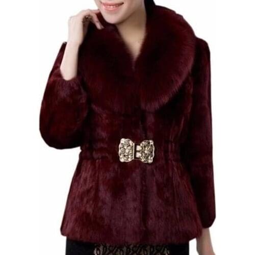 Big Size Womens Winter Jacket New 2021 Large Fur Collar Fur Coat Women Winter Short Slim Thick Warm Pakras Female Jackets Black