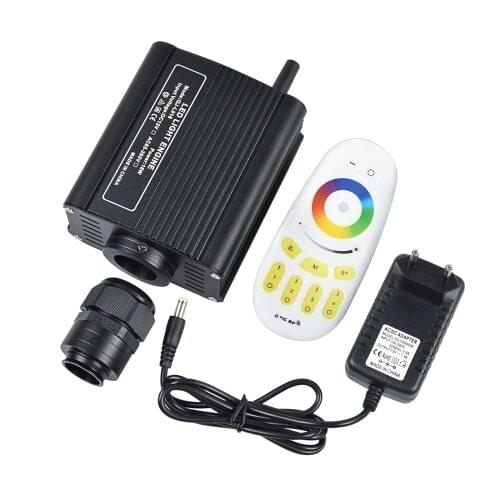 16w Rgbw fiber optic light engine +2.4G Milight Remote Controller