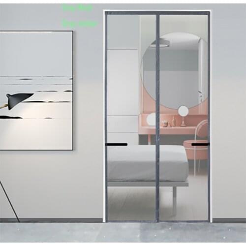 2 Colors Mosquito-proof Moths Screen Soft Yarn Door Curtain Fly Insects Curtain Mute Encryption Fiberglass Magnetic Net Door