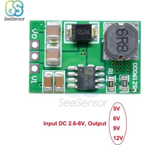 3.5A DC-DC Step-up Boost Voltage Converter Module 3V 3.3V 3.7V to 5V 6V 9V 12V Power Supply Module Board