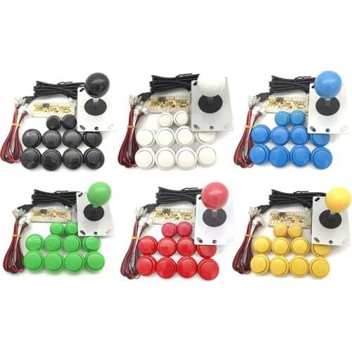 Arcade Joystick DIY Kit Zero Delay Arcade DIY Kit DIY Arcade Game Button And Joystick Controller Kit For Arcade Stick PC Games