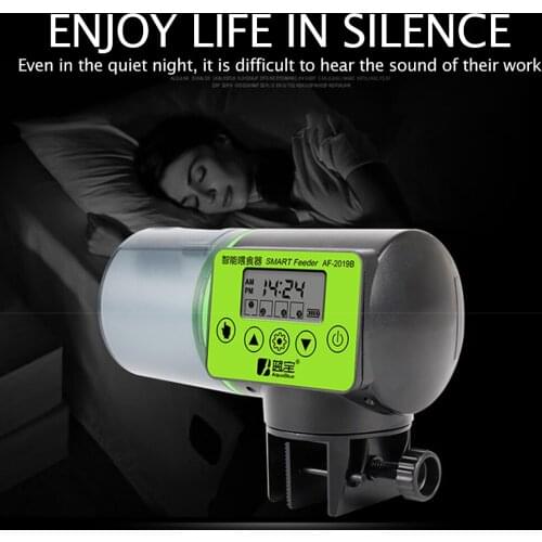 LCD Indicates Timer Aquarium Accessories Fish Tank Auto Timing Feeding Dispenser Automatic Intelligent Control LCD Feeder