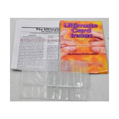 Free shipping! 2PCS/LOT Ultimate Card Index - Card Magic Tricks,Fun,Street Magic,Close Up,Magic Accessories,Illusions,toys