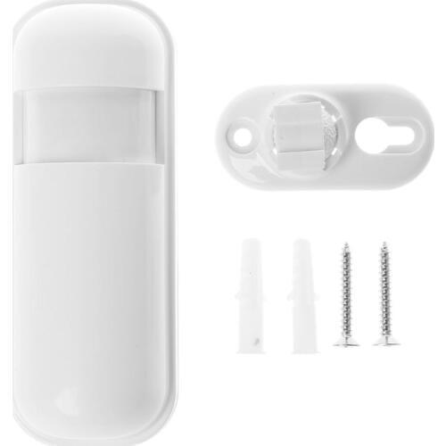 White Wireless Smart Infrared Motion Detector Alarm Barrier Sensor for Home Door Room Security Alarm System