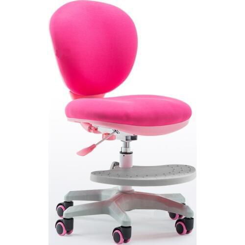 Student Corrective Sitting Chair Lifted Kids Study Stool with Footrest Slidable Household Children Writing Stool Safety Adjusted