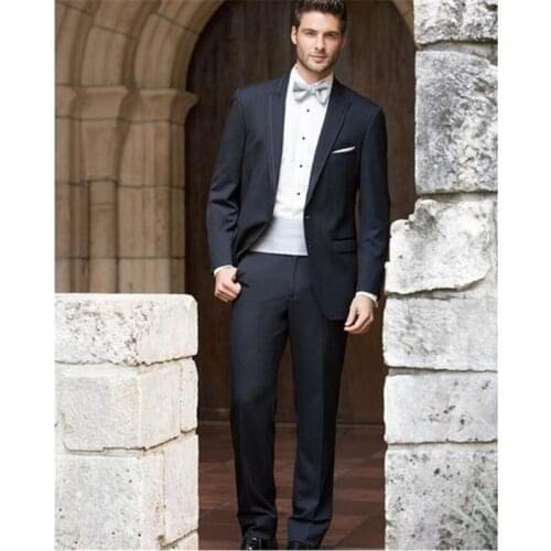 Formal wedding suits for men Two Buttons groom suit Prom Clothing Wear men Suits Custom Made Groom Wear For 2 Pieces Coat+Pants