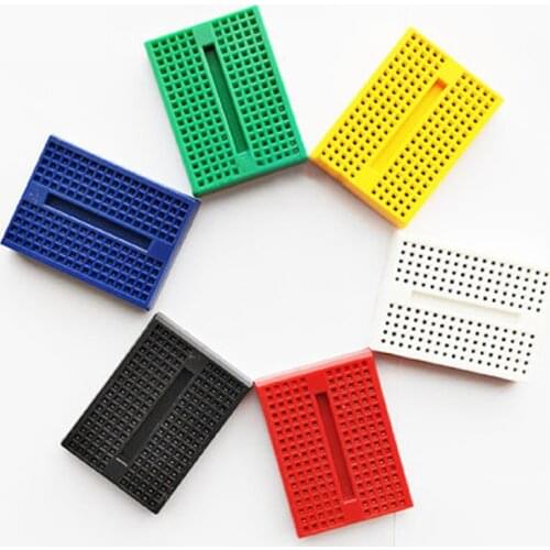 Mini Solderless Prototype Breadboard SYB-170 Small Color Bread Board For Arduino Color Experimental Board Belt Buckle