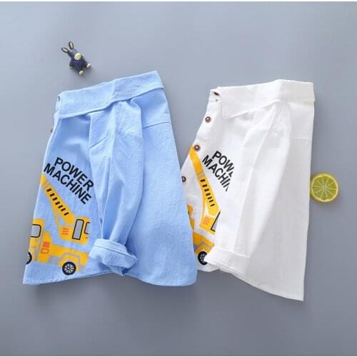 IENENS Kids Boys Gentlemen Shirt Tops Clothes Children Baby Boy Formal Cotton Top T-shirt Clothing Blouse Infant Shirts